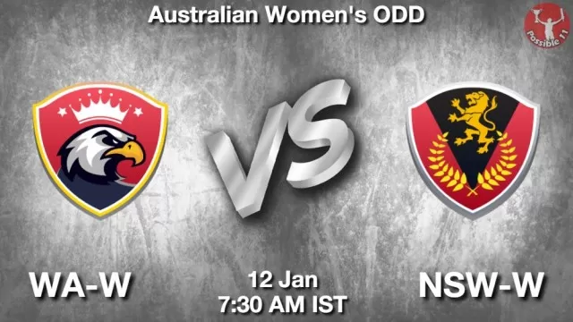 WA-W vs NSW-W ड्रीम11 भविष्यवाणी, फैंटेसी क्रिकेट टीम - 12 जनवरी 2025