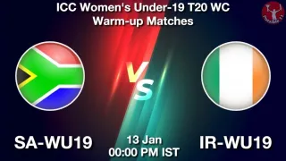 SA-WU19 vs IR-WU19 Matcch Previews