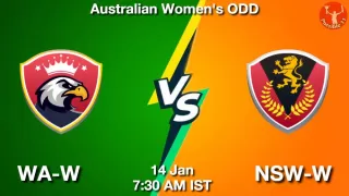 WA-W vs NSW-W Matcch Previews