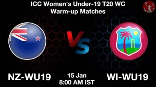 NZ-WU19 vs WI-WU19 Matcch Previews