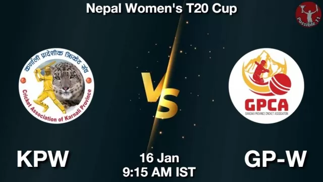 KPW vs GP-W ड्रीम11 भविष्यवाणी, फैंटेसी क्रिकेट टीम - 16 जनवरी 2025