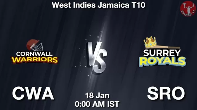 CWA vs SRO ड्रीम11 भविष्यवाणी, फैंटेसी क्रिकेट टीम - 18 जनवरी 2025