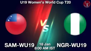 SAM-WU19 vs NGR-WU19 Matcch Previews