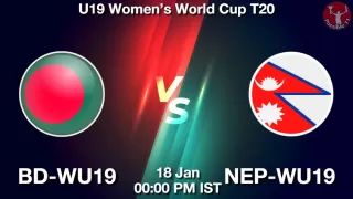 BD-WU19 vs NEP-WU19 Matcch Previews