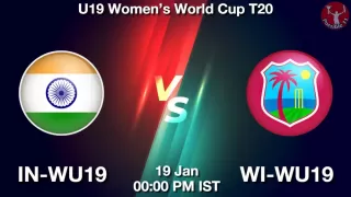 IN-WU19 vs WI-WU19 Matcch Previews