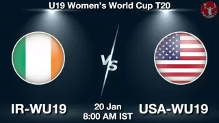 IR-WU19 vs USA-WU19 Matcch Previews