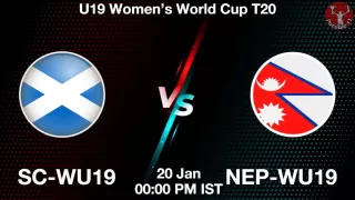 SC-WU19 vs NEP-WU19 Matcch Previews