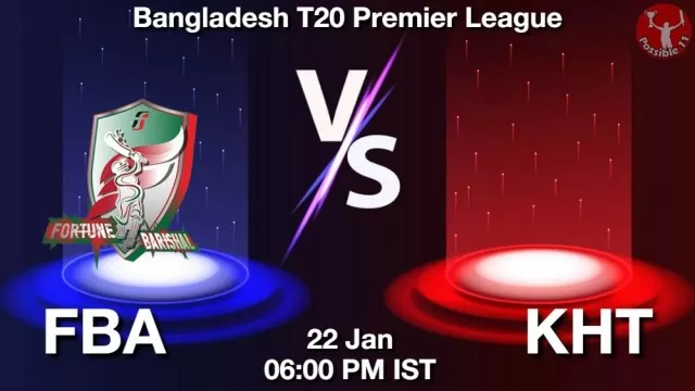 FBA vs KHT ड्रीम11 भविष्यवाणी, फैंटेसी क्रिकेट टीम - 22 जनवरी 2025