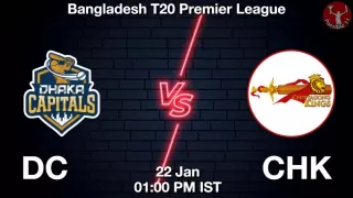 DC vs CHK Matcch Previews