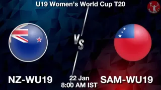 NZ-WU19 vs SAM-WU19 Matcch Previews