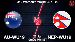 AU-WU19 vs NEP-WU19 Matcch Previews