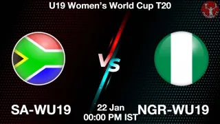 SA-WU19 vs NGR-WU19 Matcch Previews