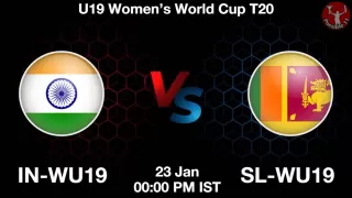 IN-WU19 vs SL-WU19 Matcch Previews