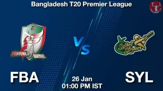 FBA vs SYL Matcch Previews