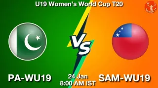 PA-WU19 vs SAM-WU19 Matcch Previews