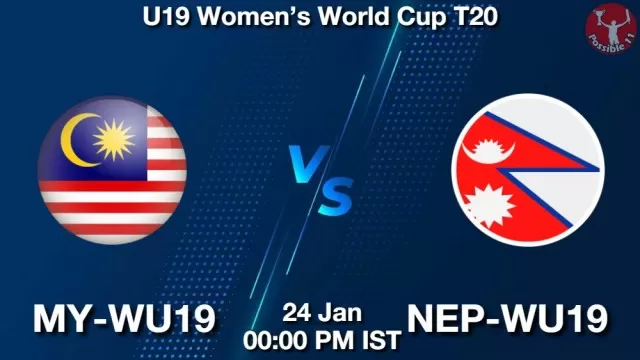 MY-WU19 vs NEP-WU19 ड्रीम11 भविष्यवाणी, फैंटेसी क्रिकेट टीम - 24 जनवरी 2025
