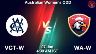 VCT-W vs WA-W Matcch Previews
