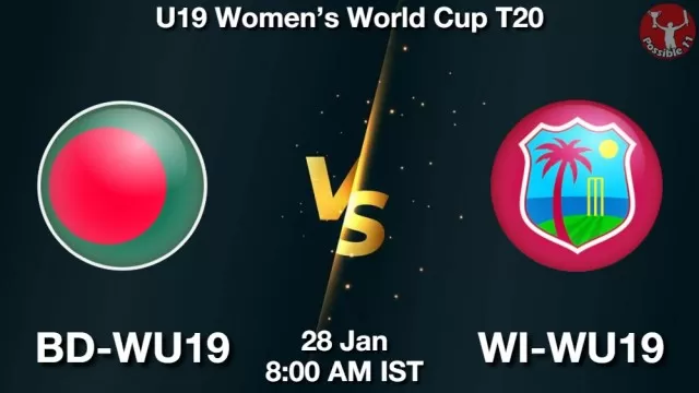 BD-WU19 vs WI-WU19 ड्रीम11 भविष्यवाणी, फैंटेसी क्रिकेट टीम - 28 जनवरी 2025