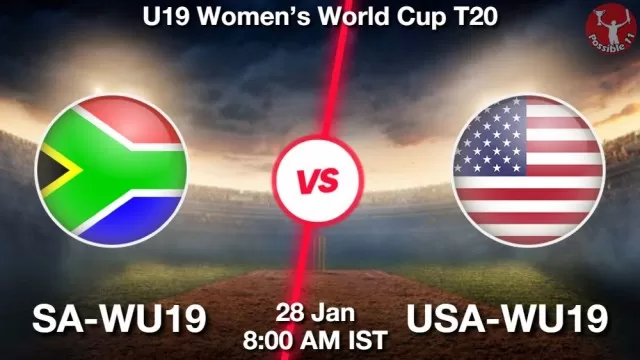 SA-WU19 vs USA-WU19 ड्रीम11 भविष्यवाणी, फैंटेसी क्रिकेट टीम - 28 जनवरी 2025