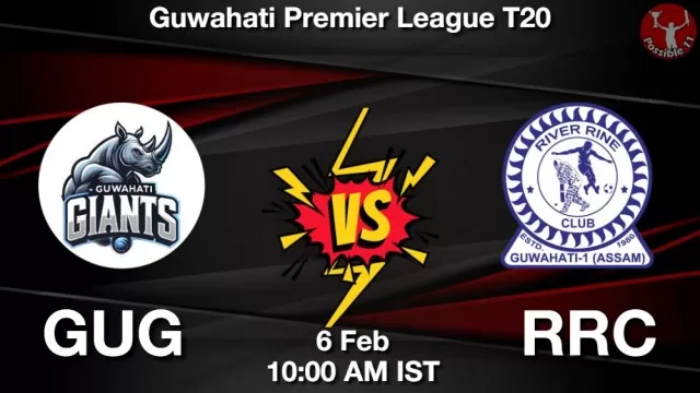 GUG vs RRC ड्रीम11 भविष्यवाणी, फैंटेसी क्रिकेट टीम - 06 फ़रवरी 2025