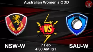 NSW-W vs SAU-W Matcch Previews