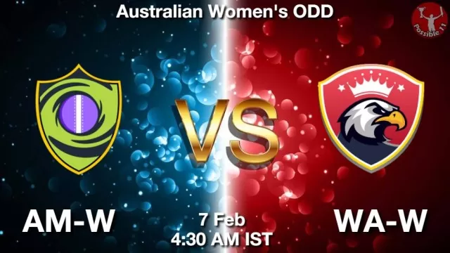 AM-W vs WA-W ड्रीम11 भविष्यवाणी, फैंटेसी क्रिकेट टीम - 07 फ़रवरी 2025