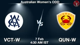 VCT-W vs QUN-W Matcch Previews
