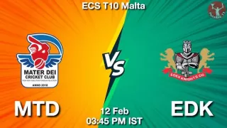 MTD vs EDK Matcch Previews