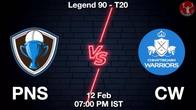PNS vs CW ड्रीम11 भविष्यवाणी, फैंटेसी क्रिकेट टीम - 12 फ़रवरी 2025