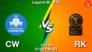 CW vs RK Matcch Previews