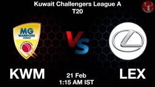 KWM vs LEX Matcch Previews