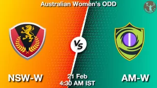 NSW-W vs AM-W Matcch Previews