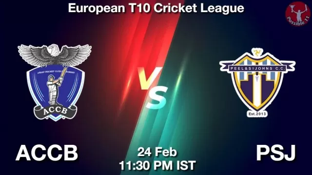 ACCB vs PSJ ड्रीम11 भविष्यवाणी, फैंटेसी क्रिकेट टीम - 24 फ़रवरी 2025