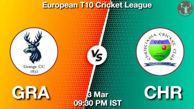 GRA vs CHR ड्रीम11 भविष्यवाणी, फैंटेसी क्रिकेट टीम - 03 मार्च 2025