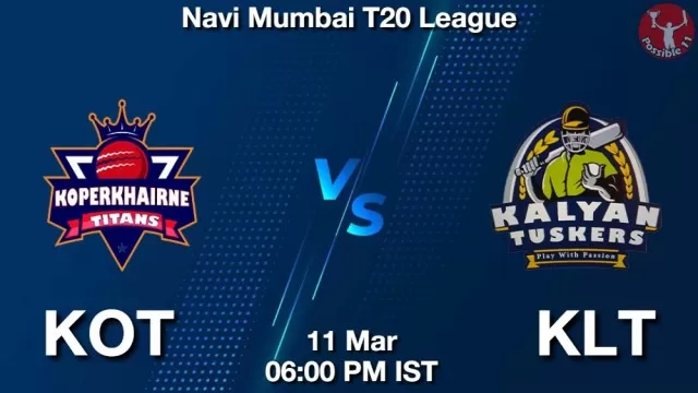 KOT vs KLT ड्रीम11 भविष्यवाणी, फैंटेसी क्रिकेट टीम - 11 मार्च 2025
