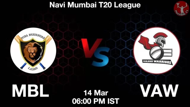 MBL vs VAW ड्रीम11 भविष्यवाणी, फैंटेसी क्रिकेट टीम - 14 मार्च 2025