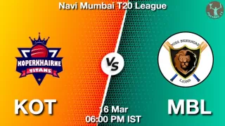 KOT vs MBL Matcch Previews