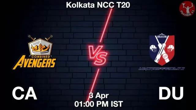 CA vs DU ड्रीम11 भविष्यवाणी, फैंटेसी क्रिकेट टीम - 03 अप्रैल 2025