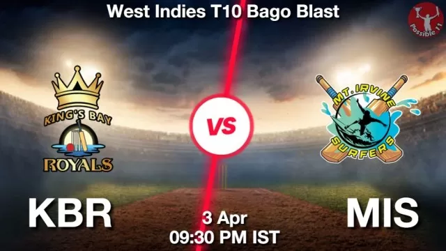 KBR vs MIS ड्रीम11 भविष्यवाणी, फैंटेसी क्रिकेट टीम - 03 अप्रैल 2025