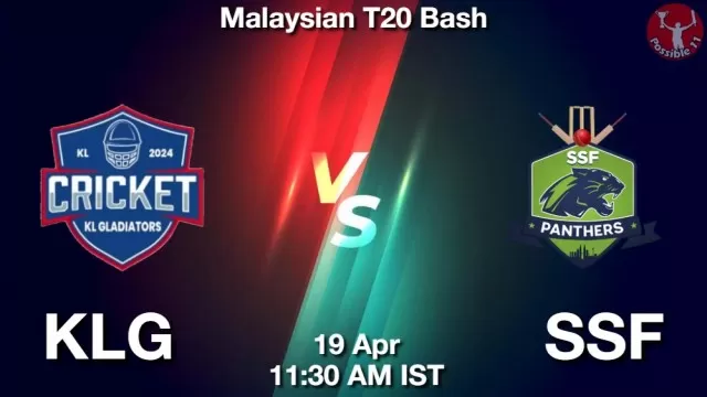 KLG vs SSF ड्रीम11 भविष्यवाणी, फैंटेसी क्रिकेट टीम - 19 अप्रैल 2025