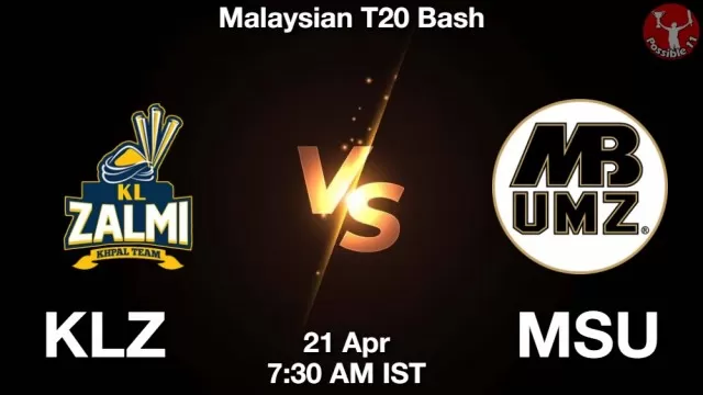 KLZ vs MSU ड्रीम11 भविष्यवाणी, फैंटेसी क्रिकेट टीम - 21 अप्रैल 2025