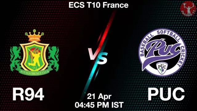 R94 vs PUC ड्रीम11 भविष्यवाणी, फैंटेसी क्रिकेट टीम - 21 अप्रैल 2025
