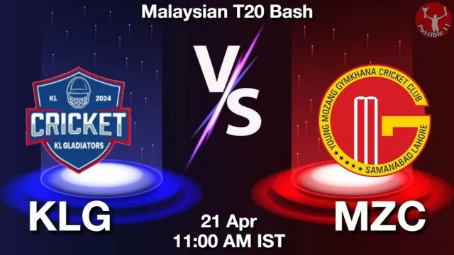 KLG vs MZC ड्रीम11 भविष्यवाणी, फैंटेसी क्रिकेट टीम - 21 अप्रैल 2025