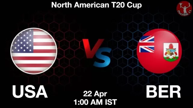 USA vs BER ड्रीम11 भविष्यवाणी, फैंटेसी क्रिकेट टीम - 22 अप्रैल 2025
