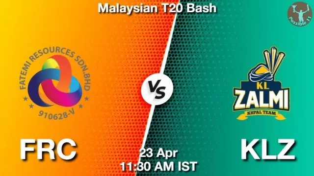 FRC vs KLZ ड्रीम11 भविष्यवाणी, फैंटेसी क्रिकेट टीम - 23 अप्रैल 2025