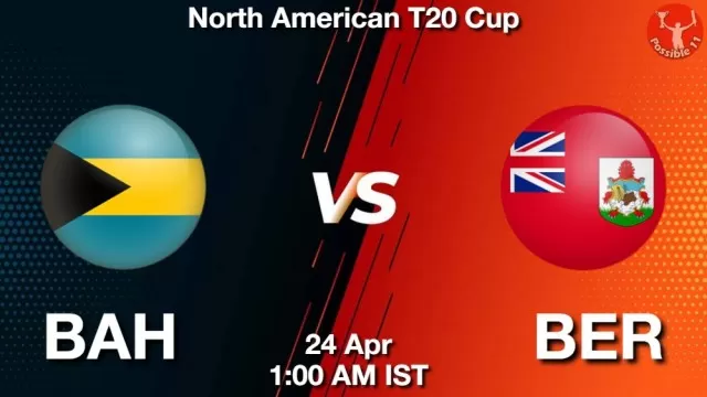 BAH vs BER ड्रीम11 भविष्यवाणी, फैंटेसी क्रिकेट टीम - 24 अप्रैल 2025