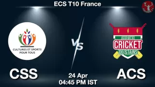 CSS vs ACS Matcch Previews