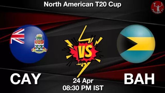 CAY vs BAH ड्रीम11 भविष्यवाणी, फैंटेसी क्रिकेट टीम - 24 अप्रैल 2025