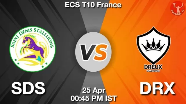 SDS vs DRX ड्रीम11 भविष्यवाणी, फैंटेसी क्रिकेट टीम - 25 अप्रैल 2025