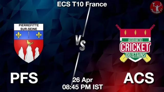 PFS vs ACS ड्रीम11 भविष्यवाणी, फैंटेसी क्रिकेट टीम - 26 अप्रैल 2025